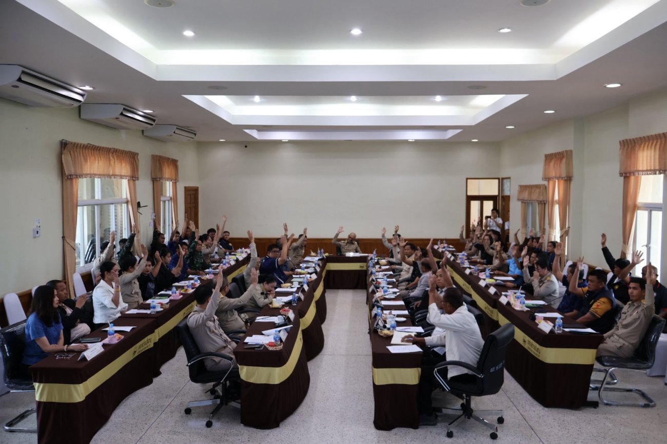 ประชุมหัวหน้าส่วนราชการ หน่วยงานรัฐวิสาหกิจฯลฯ ประจำอำเภอเสิงสาง ครั้งที่ 10/2569